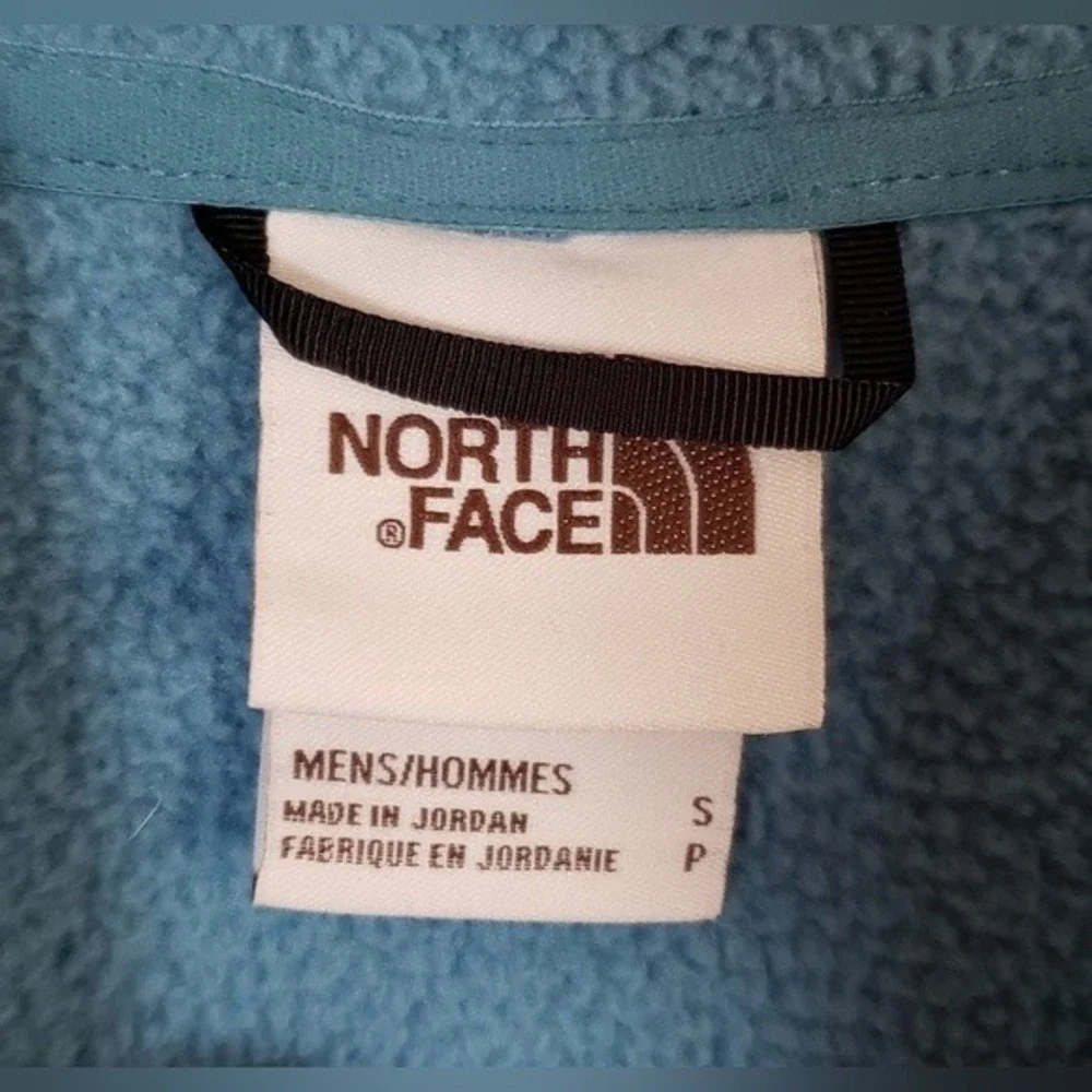 The North Face Carbondale Men's Blue & Brown Pullover Hoodie Size Small